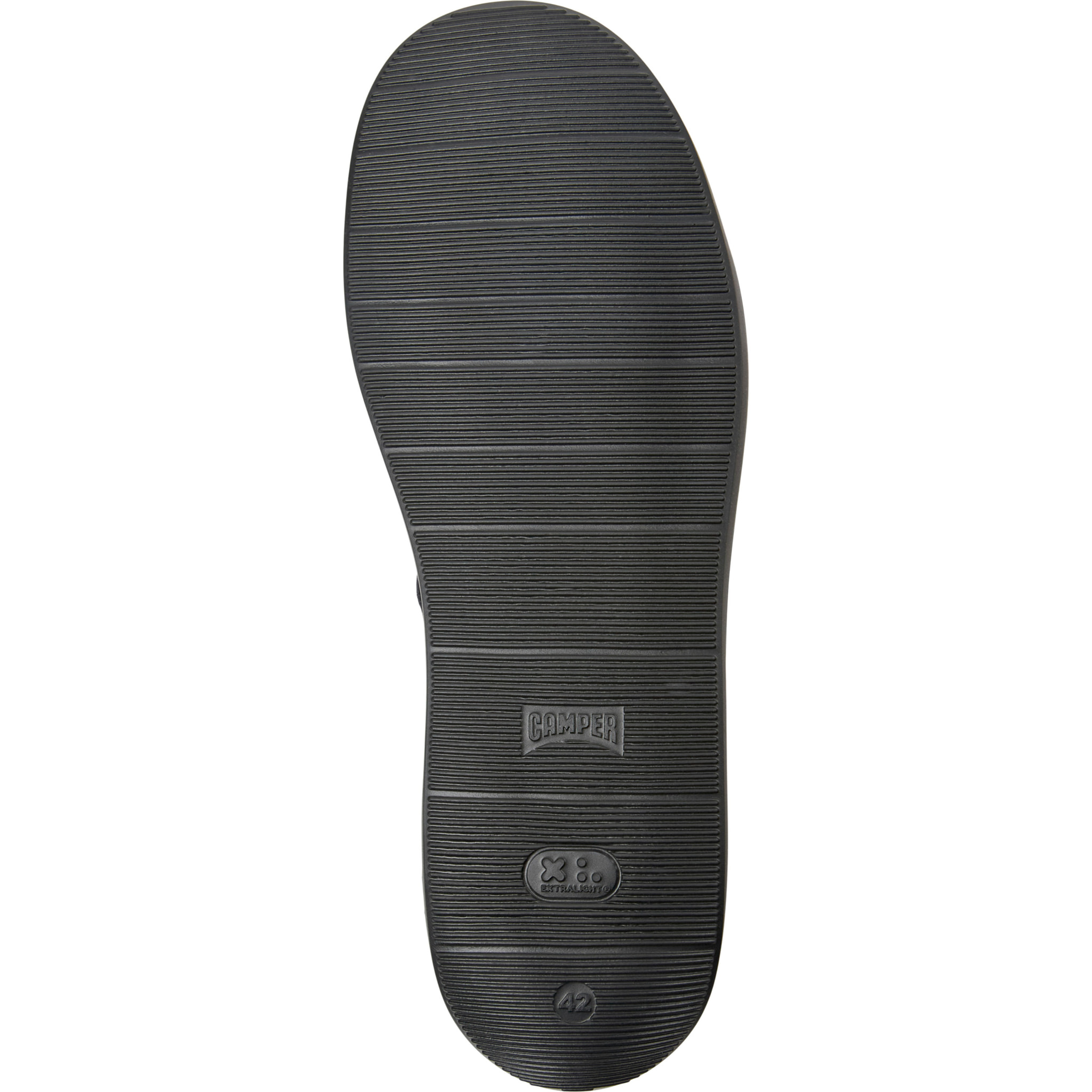 Sneaker-Bootie - CAMPER Wagon - Negro - Cuero liso