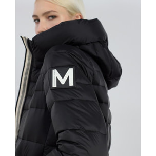 Anorak lungo foderato con logo