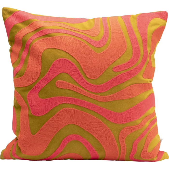 Coussin Electric Feeling rose Kare Design