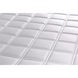 Ensemble matelas REGEN à mémoire de forme + sommier kit blanc