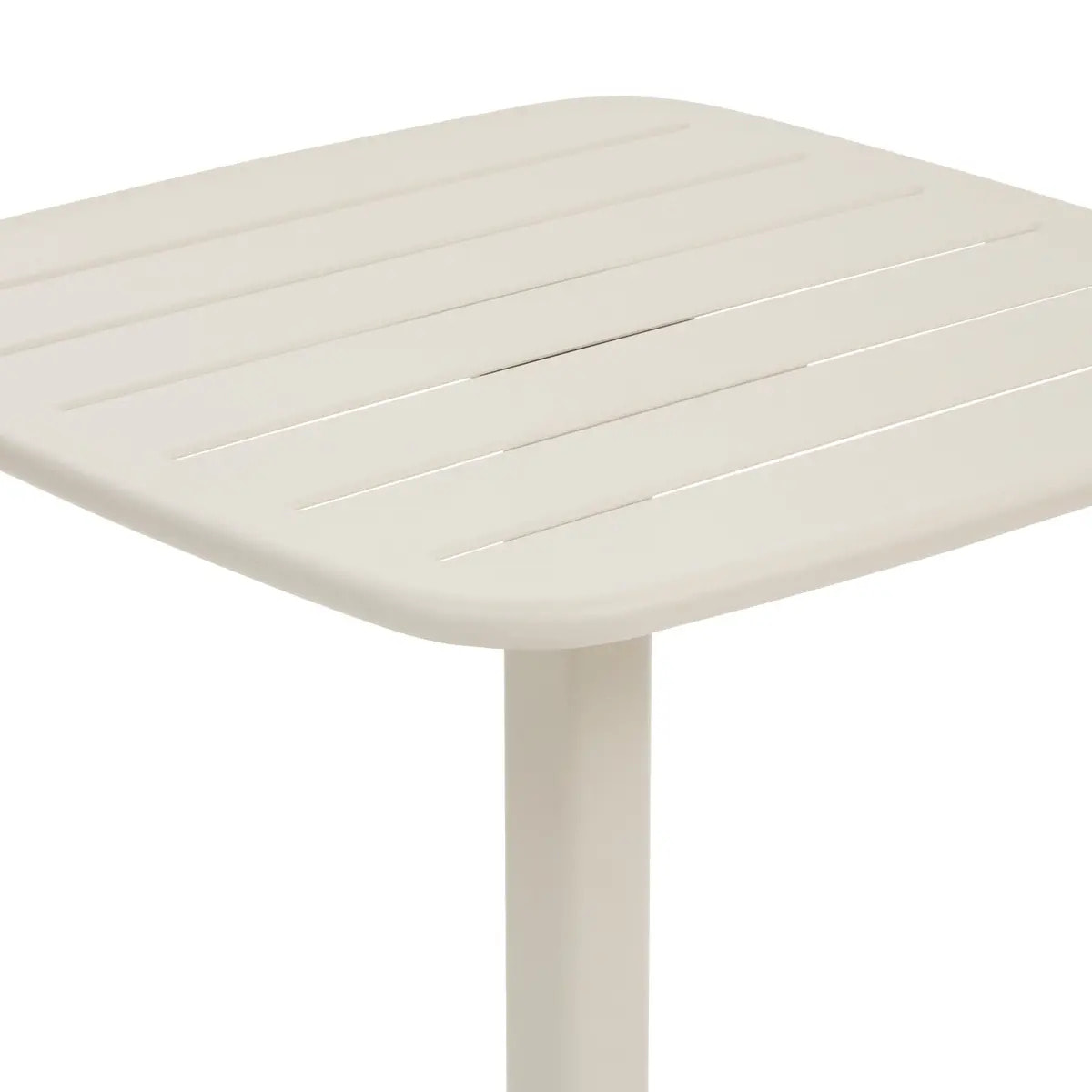 Table haute de jardin 2 places Alegoria 70x70cm argile
