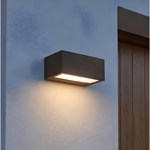 LEDS C4 Aplique Ip66 Nemesis Aluminium 70*170Mm R7S 100W Marrón 1498Lm