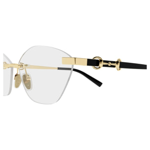 Gafas de Vista Gucci GG2050O-001 de Metal Mujer 59 mm