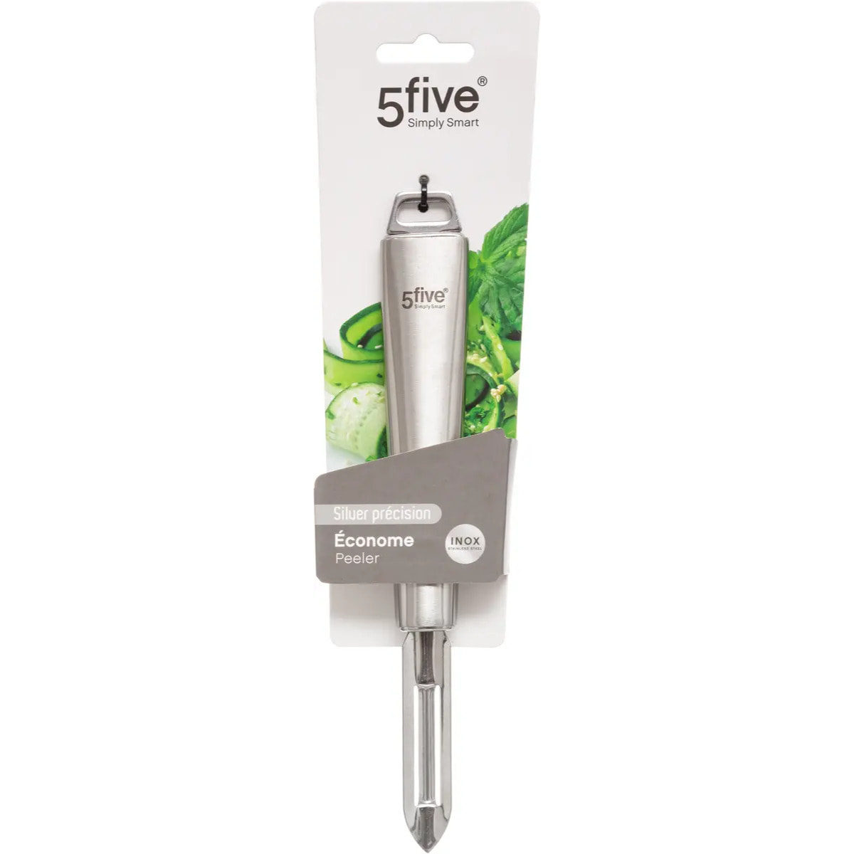 Éplucheur économe en inox Silver Précision