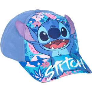 Gorra infantil de stitch, azul, talla única unisex niños