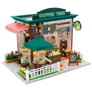 Modello 3D in legno per l'ora del caffè 20x16x16 cm.