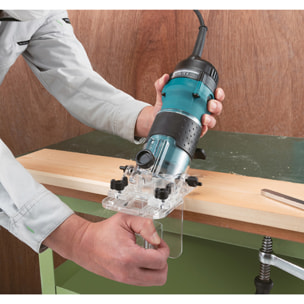 Affleureuse MAKITA 530W Ø6 mm + Coffret MAK-PAC 2 - 3712J