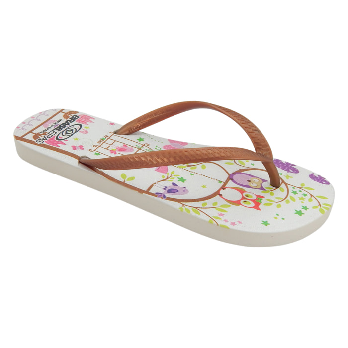 Chanclas de playa ,Printed Owl