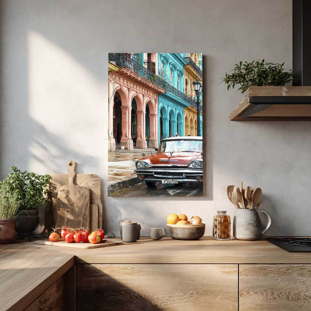 Tableau ville Cuba Tableau alu Dibond