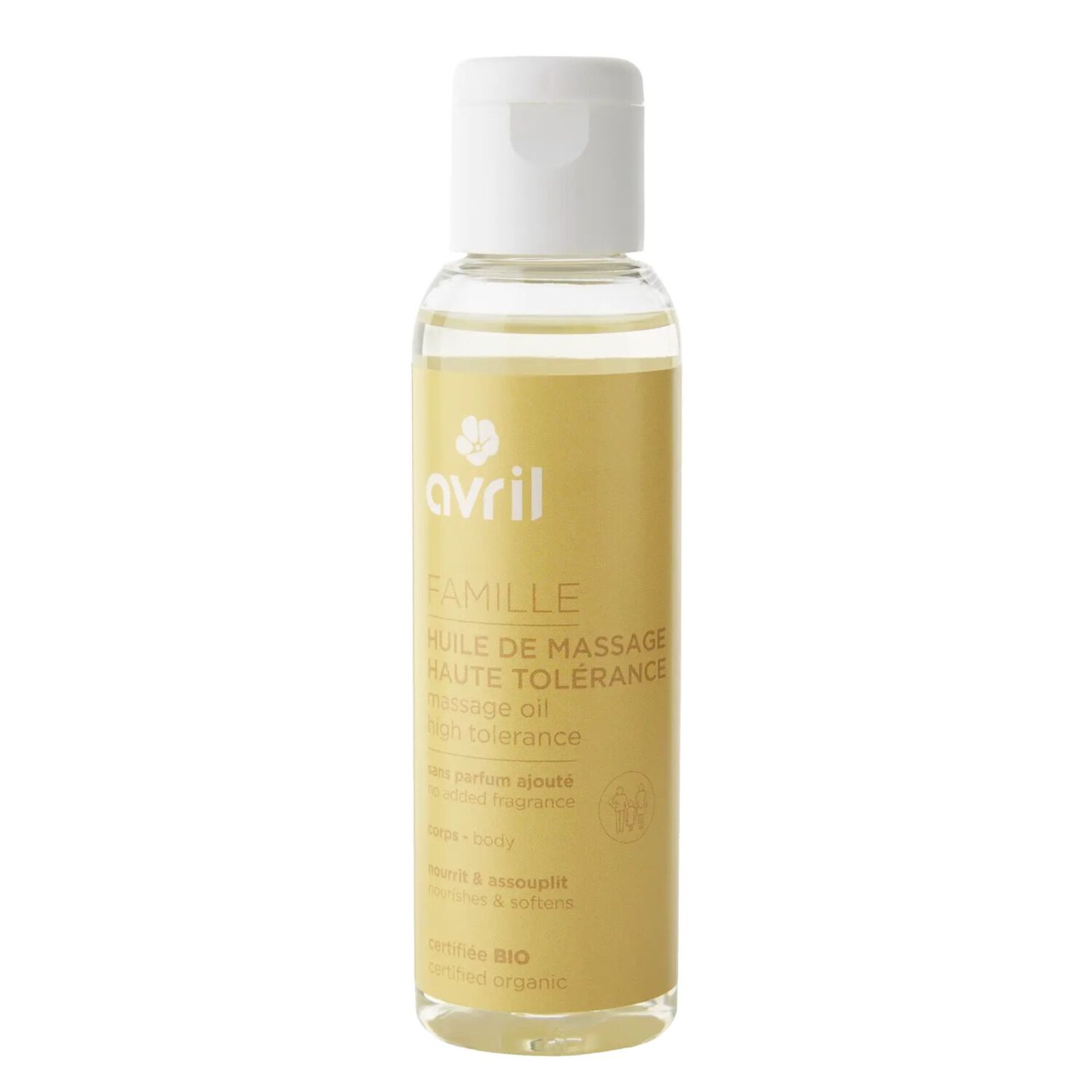 Famille - Huile de Massage Haute Tolérance 100 ml