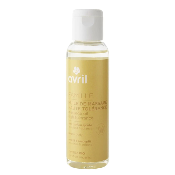 Famille - Huile de Massage Haute Tolérance 100 ml