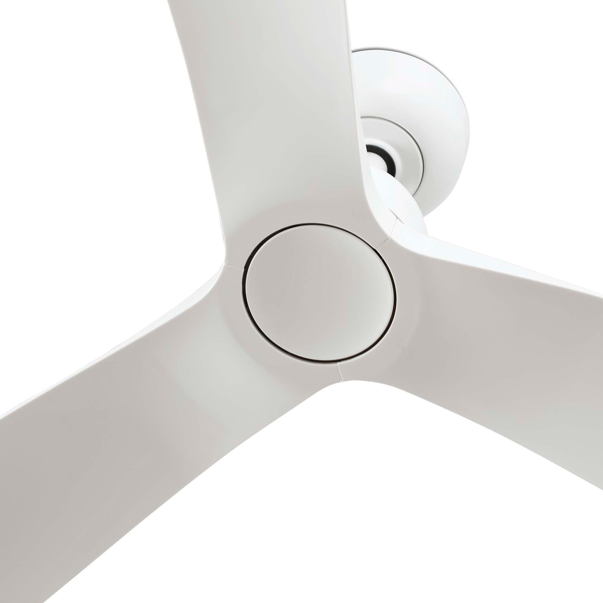 OUTWOOD L Ventilateur de plafond blanc IP44 1X27 TUYA