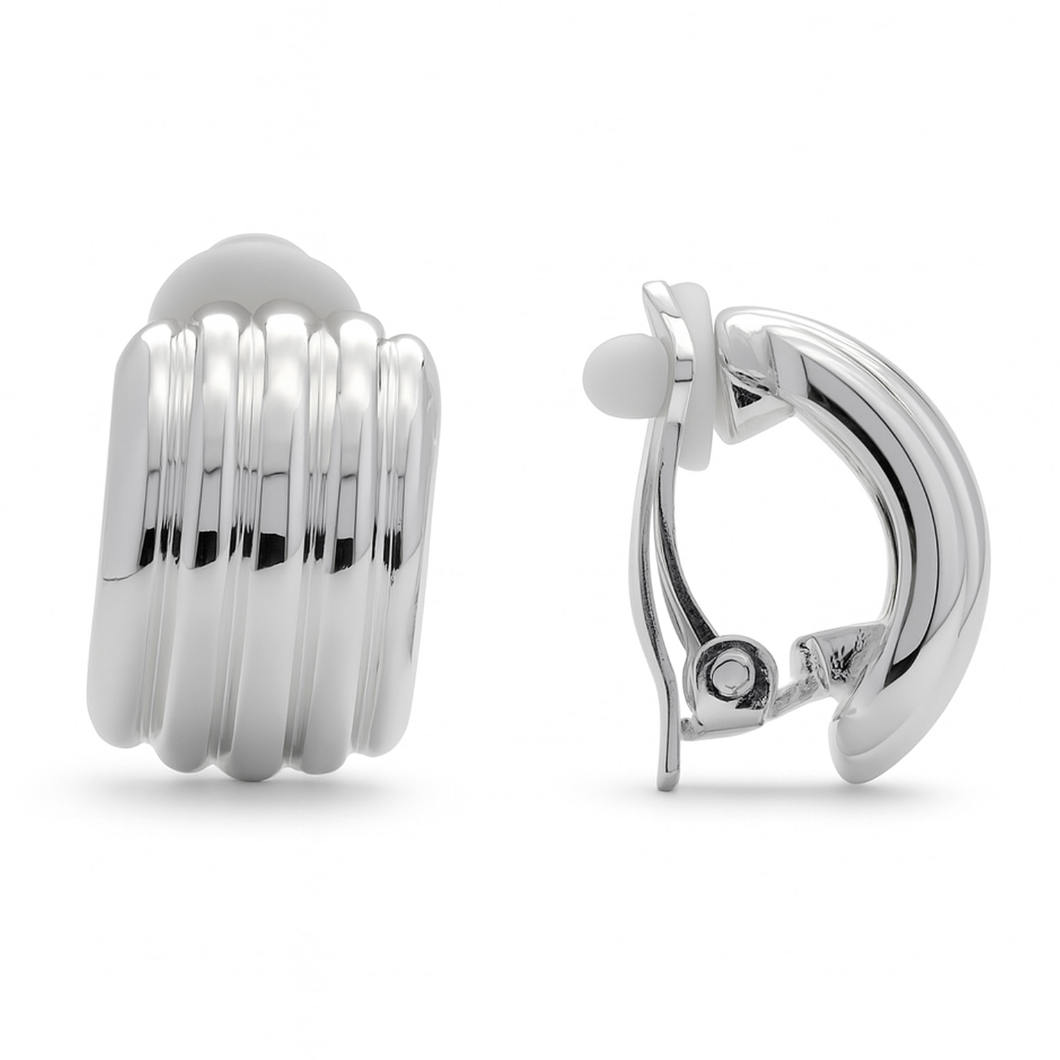 Pendientes acabado en Plata de Ley 925