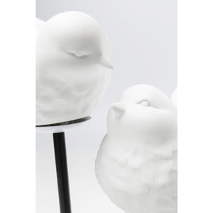 Lampe oiseaux porcelaine Kare Design