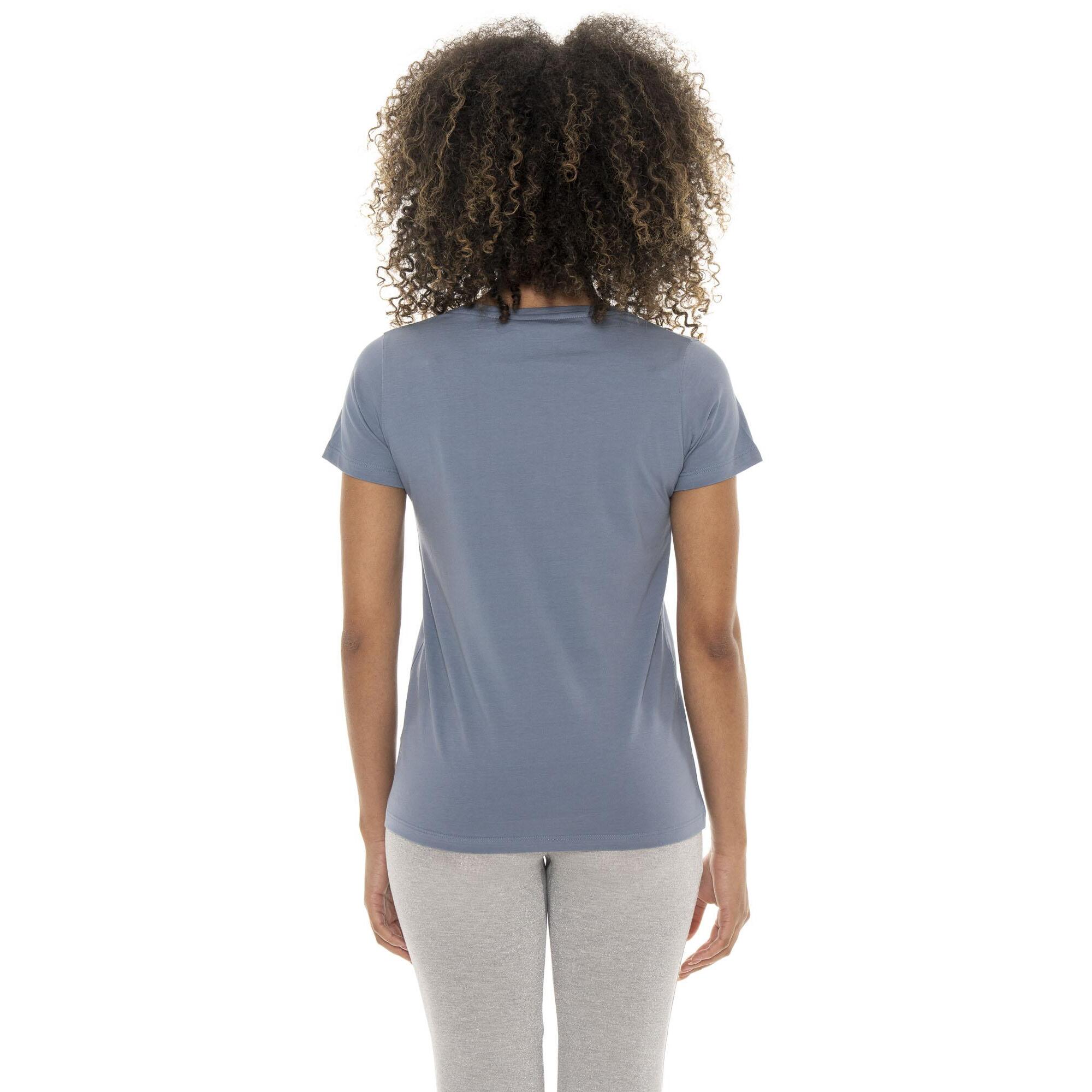 Camiseta de mujer Leone Azul de manga corta