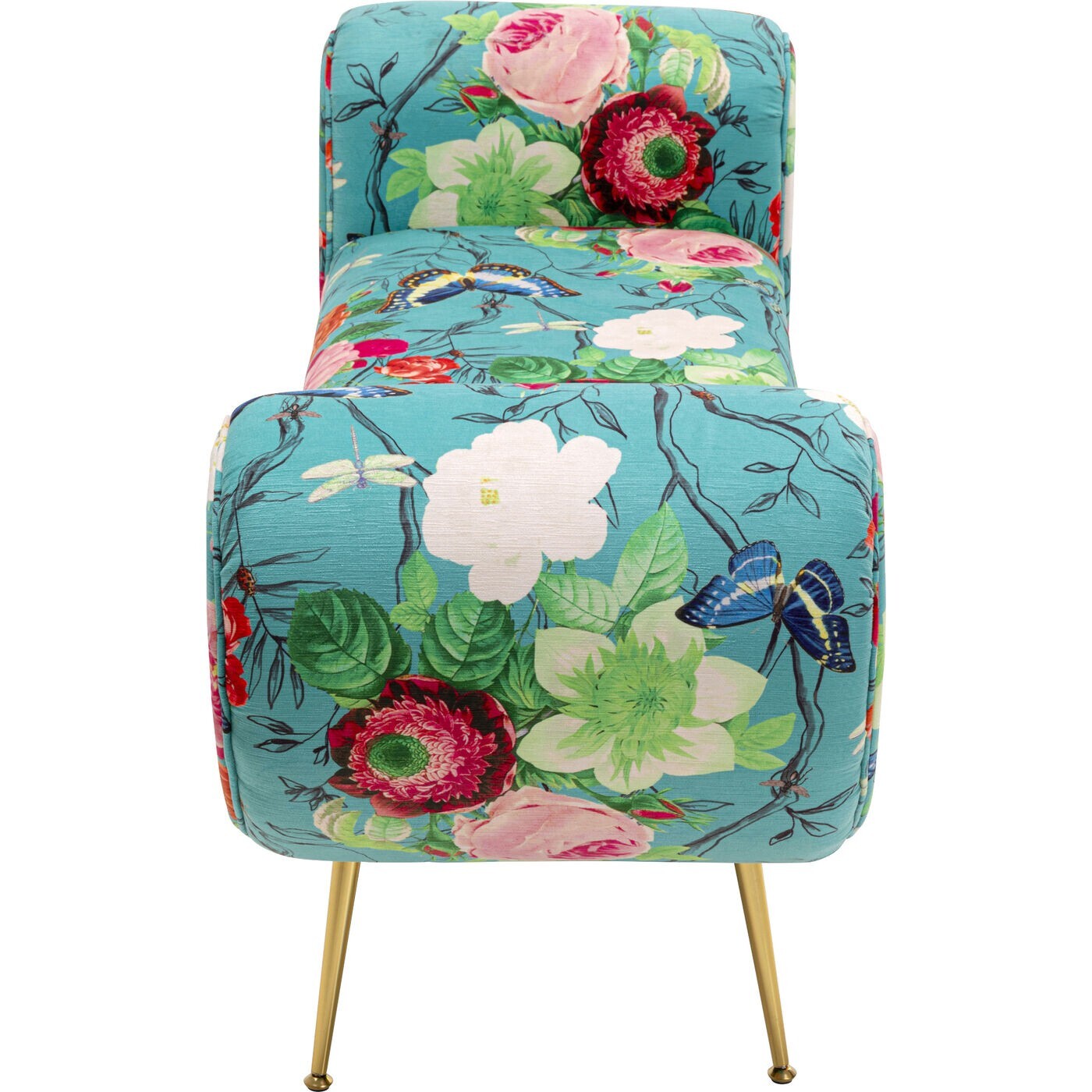 Banc Trono Flower Fever bleu Kare Design