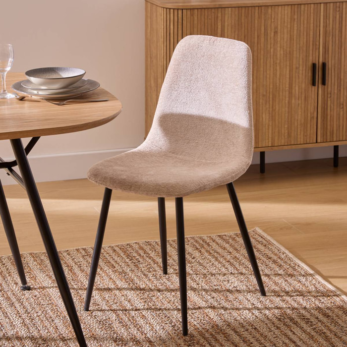 Chaise "Tyka" beige