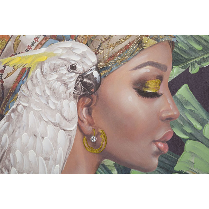 DIPINTO SU TELA KLOE VERTICALE CM 90X3X120