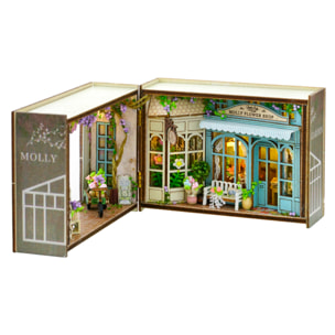 Colección Cubo fantástico, Jardín de Molly. Maqueta plegable 3D realista con gran detalle y luces led.