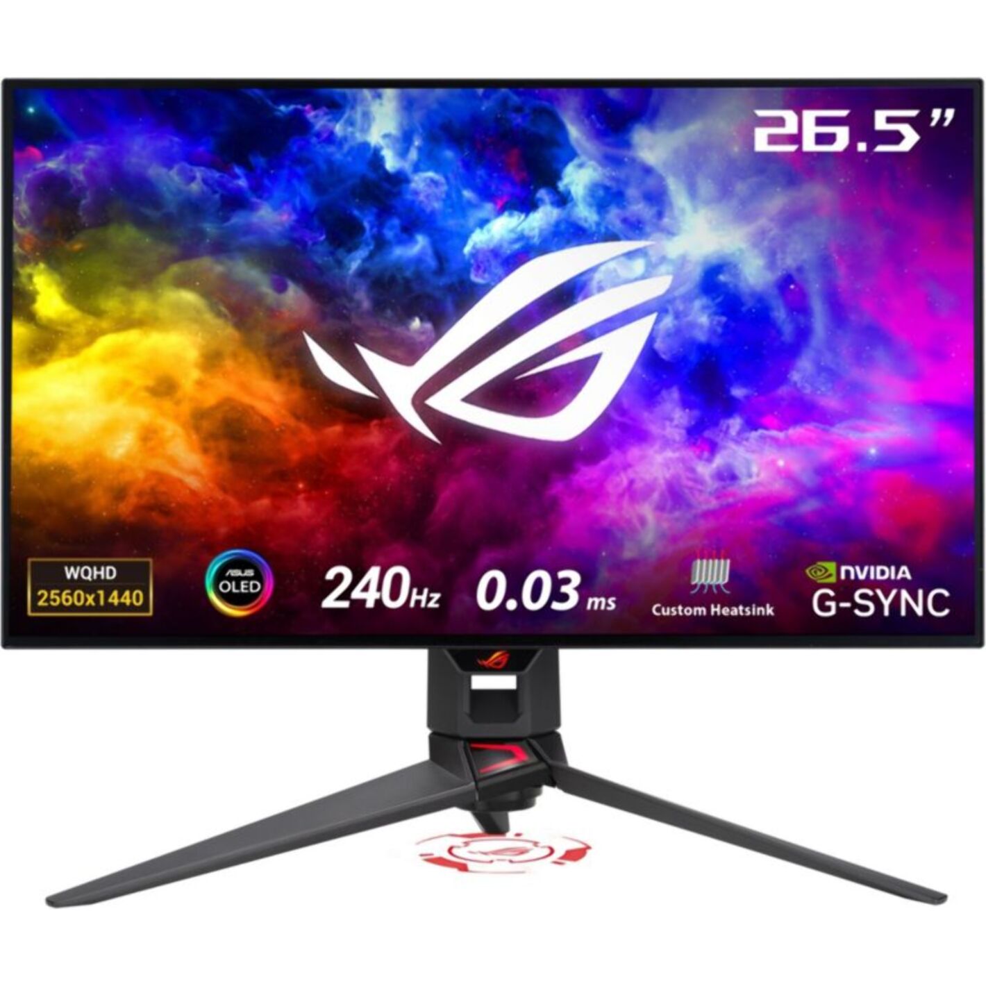 Ecran PC Gamer ASUS ROG SWIFT OLED PG27AQDM Plat  27''