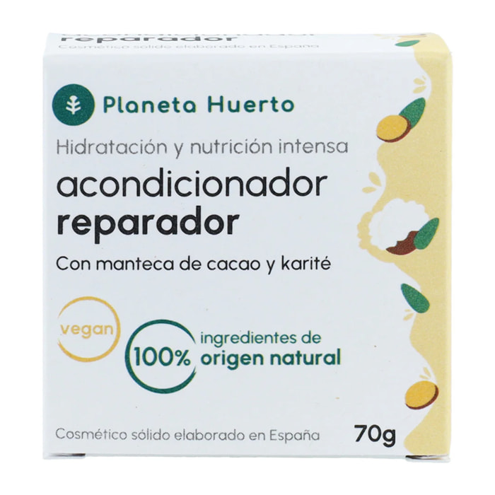 Acondicionador sólido reparador Planeta Huerto 70 gr