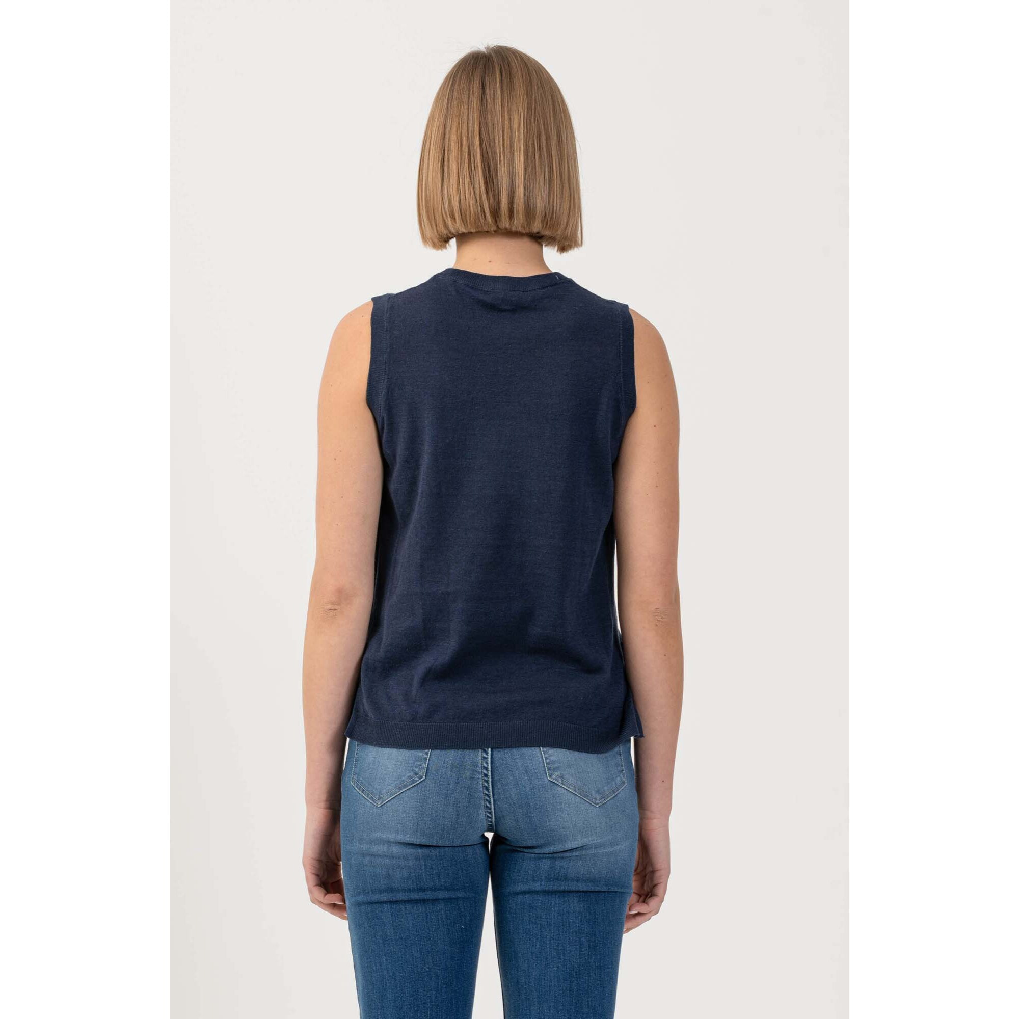 Kocca - Maglia stile minimal con spacchetti Donna