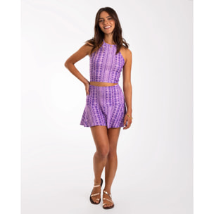 Top de mujer corto cuello halter