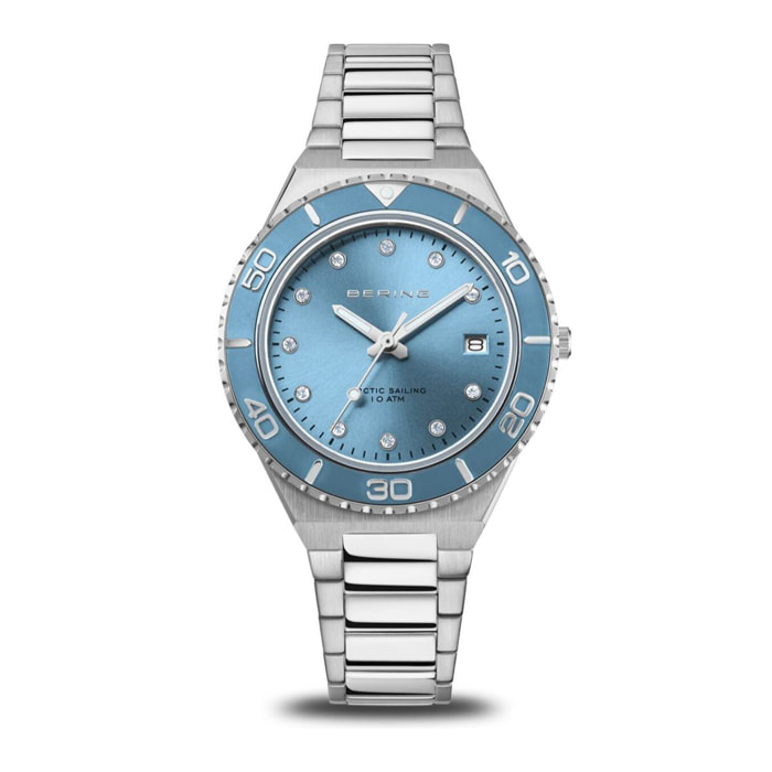 Reloj Bering 18936-705 Mujer Analogico Cuarzo con Correa de Acero inoxidable