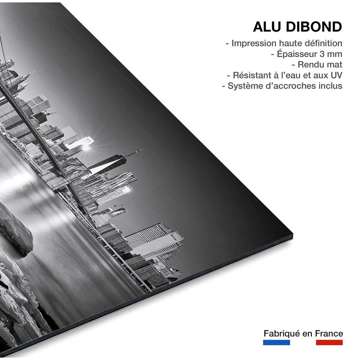 Tableau  le pont et Manhattan Tableau alu Dibond