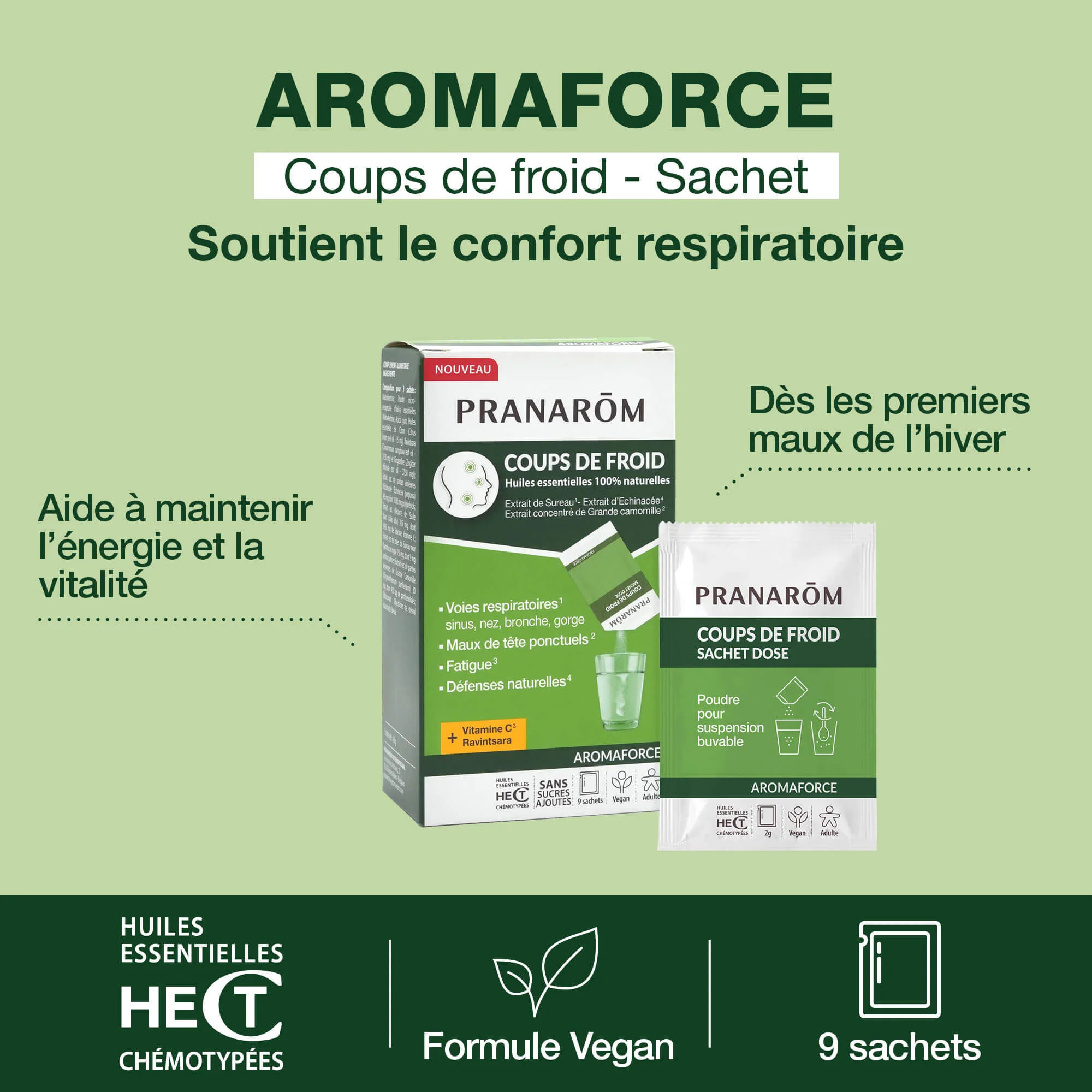 Pranarom - Coups de Froid sachets - 9x2 g