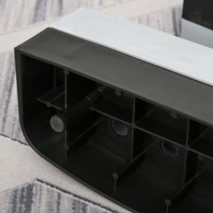 Tabla de Step Antideslizante Plá¡stico 80x31x10-20cm Negro