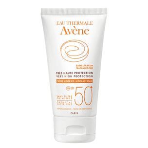 Protection Solaire SPF50+  - Crème Minérale - Peaux Intolérantes 50 ml