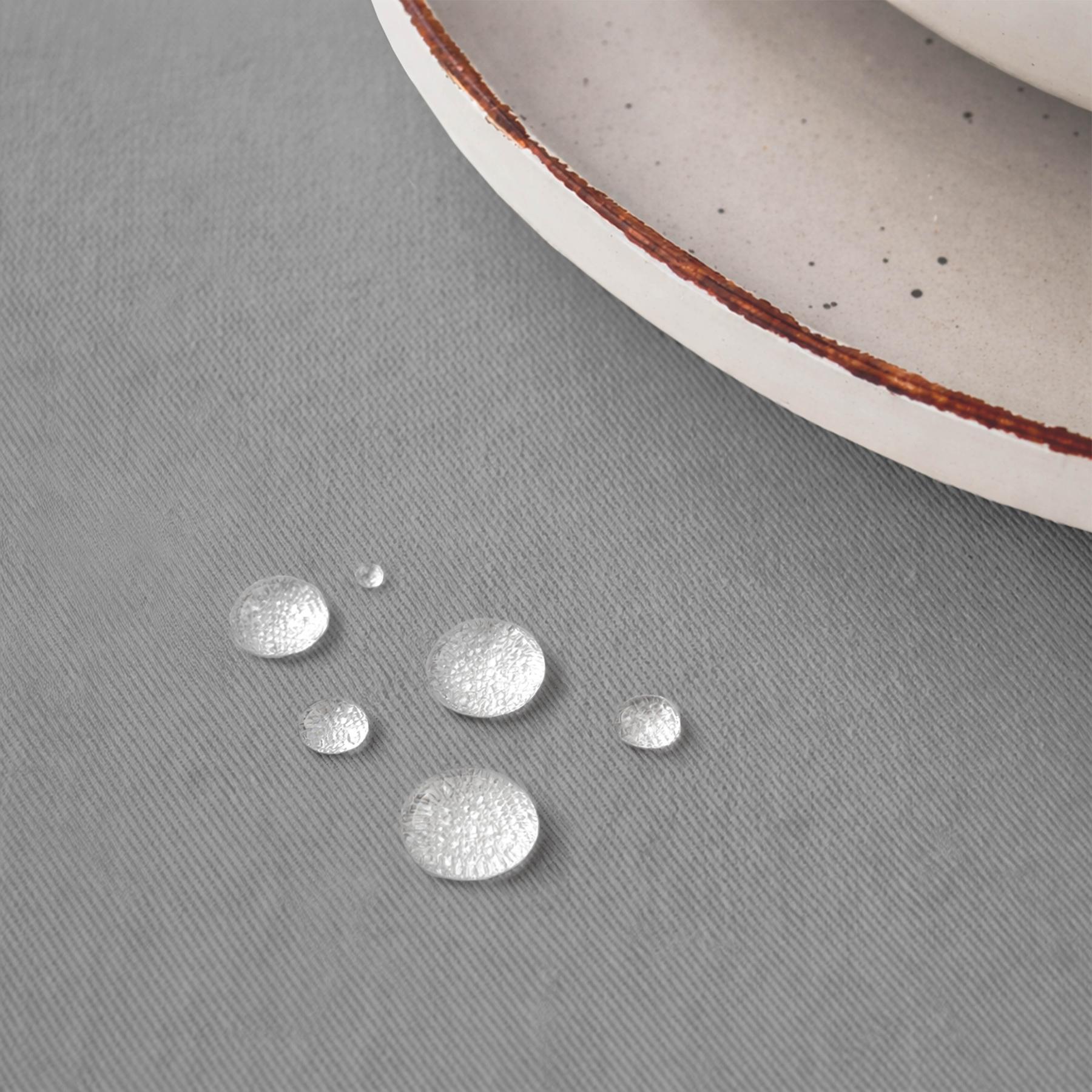 Nappe anti-taches DUO GRIS - en 100 % coton