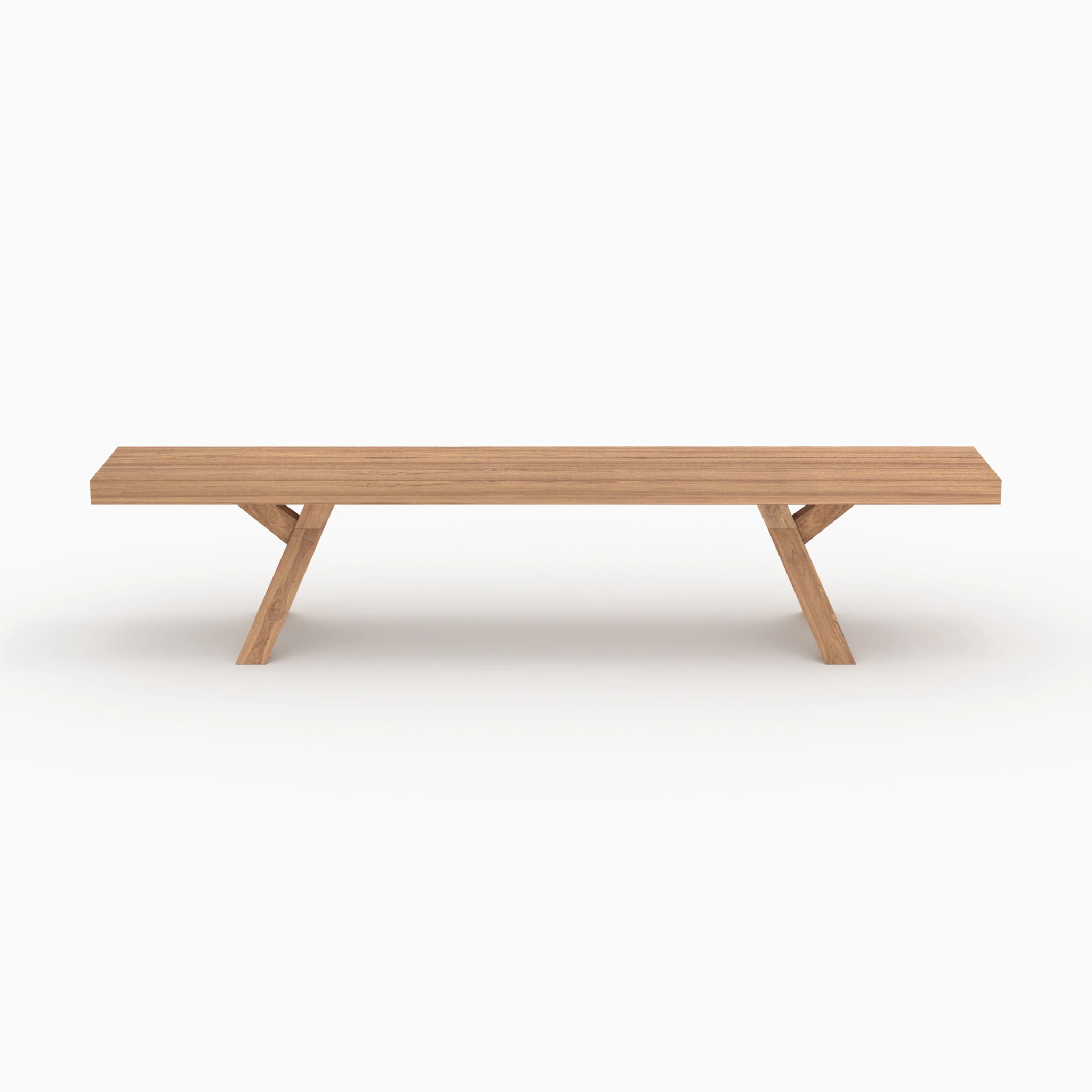 Banc de jardin en bois de teck 4 personnes - Soraya