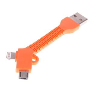 CONNETTORE 2 IN 1 SEMIRIGIDO IP5/6 E MICRO USB