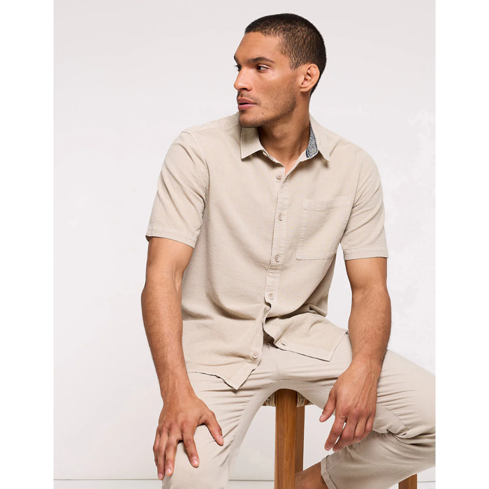 Camisa Manga Corta Gris - Guatape