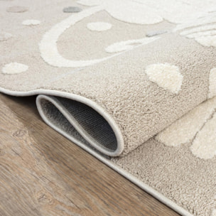 Tapis enfant Lion beige Cure