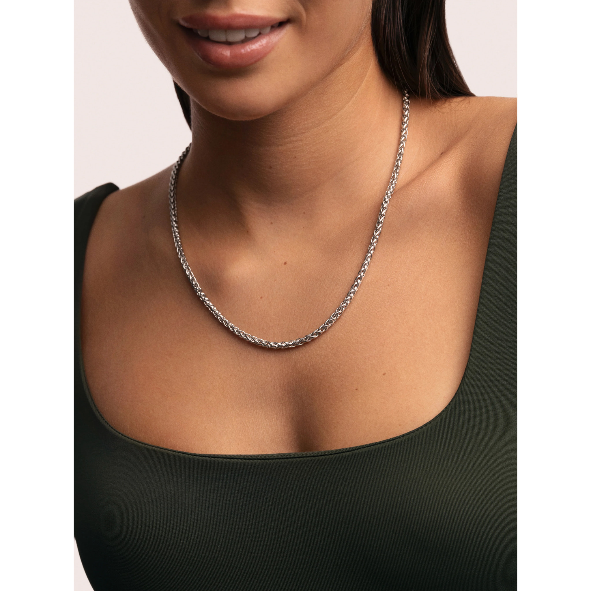 Collana Fine Disco Acier
