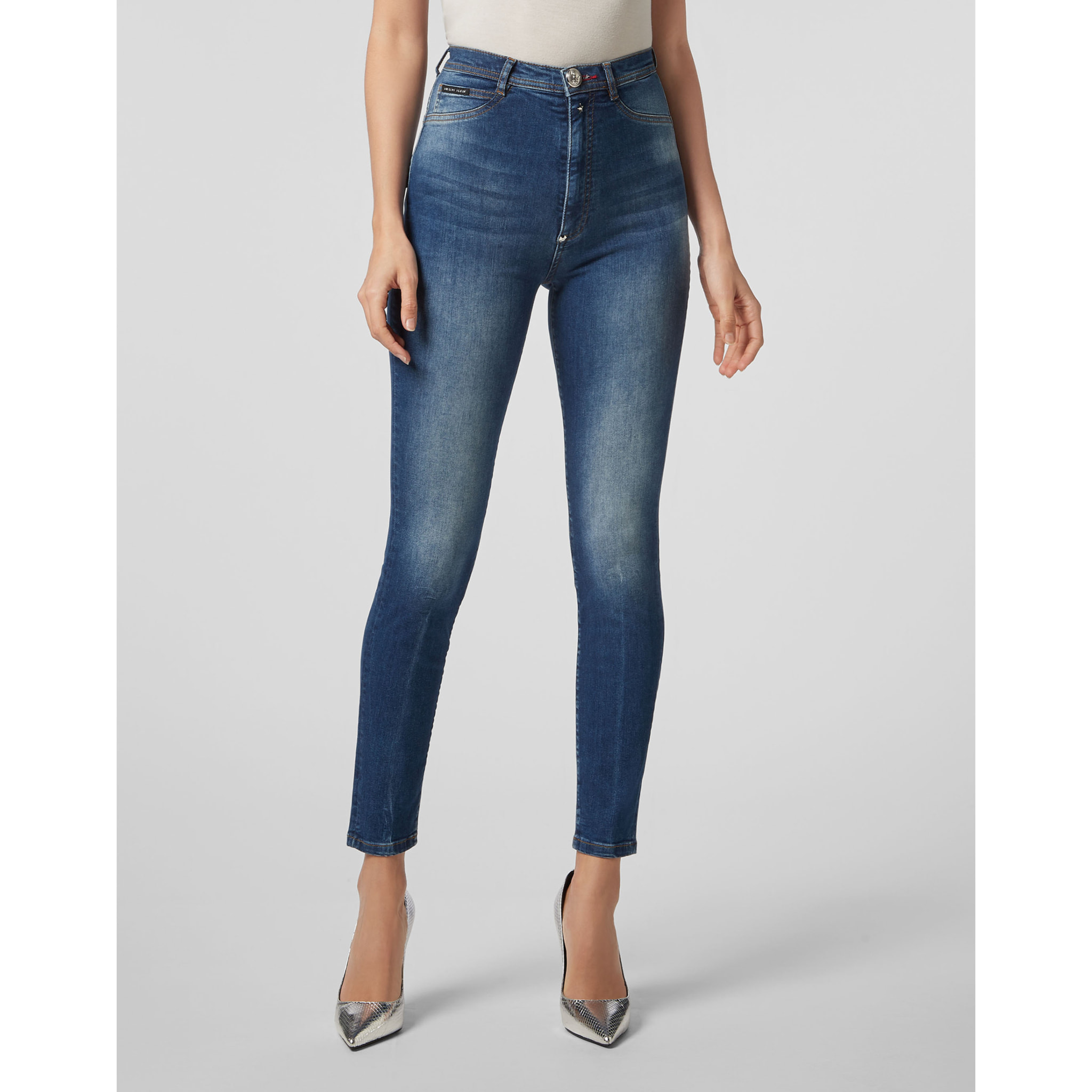 PHILIPP PLEIN Super High Waist Jegging Statement