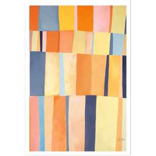 Poster happy quadri Affiche seule