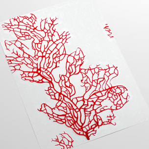 Carta da Parati Corallo Rosso