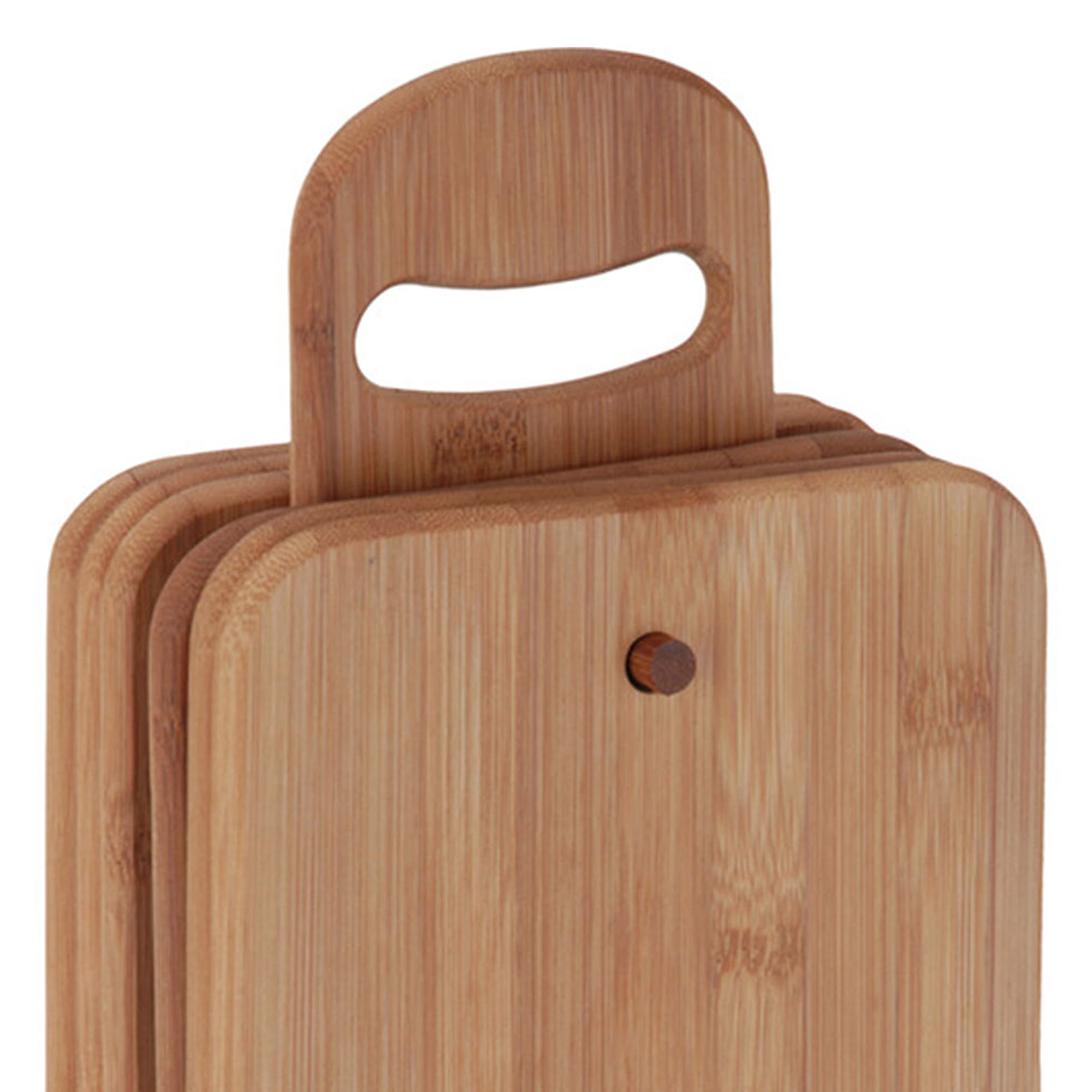 juego de tablas de cortar de bambú de 6 piezas en estándar