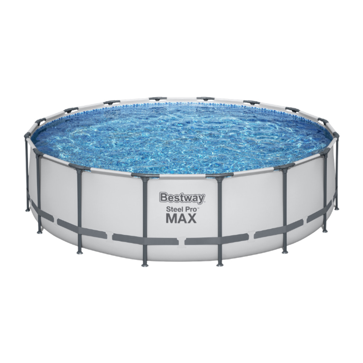 Bestway Piscine hors sol - Ronde - Steel Pro Max - 488 x 122 cm