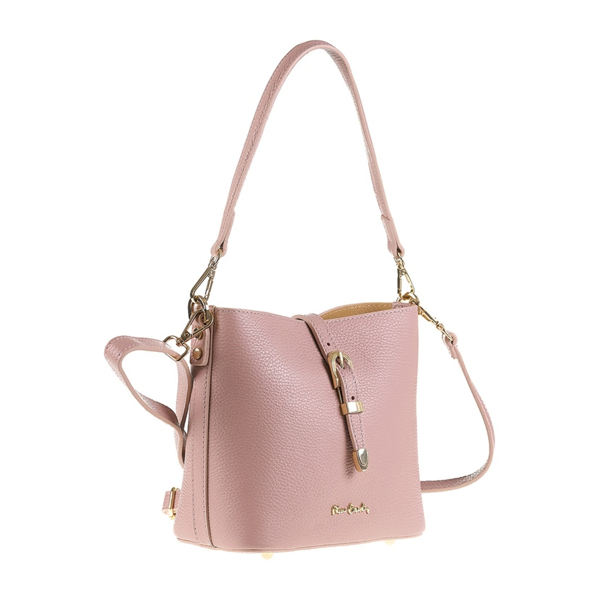 Borsa a spalla da donna Made in Italy - Modello Valeria Elite - 100% pelle - 22.0 x 19.5 x 10.5 cm