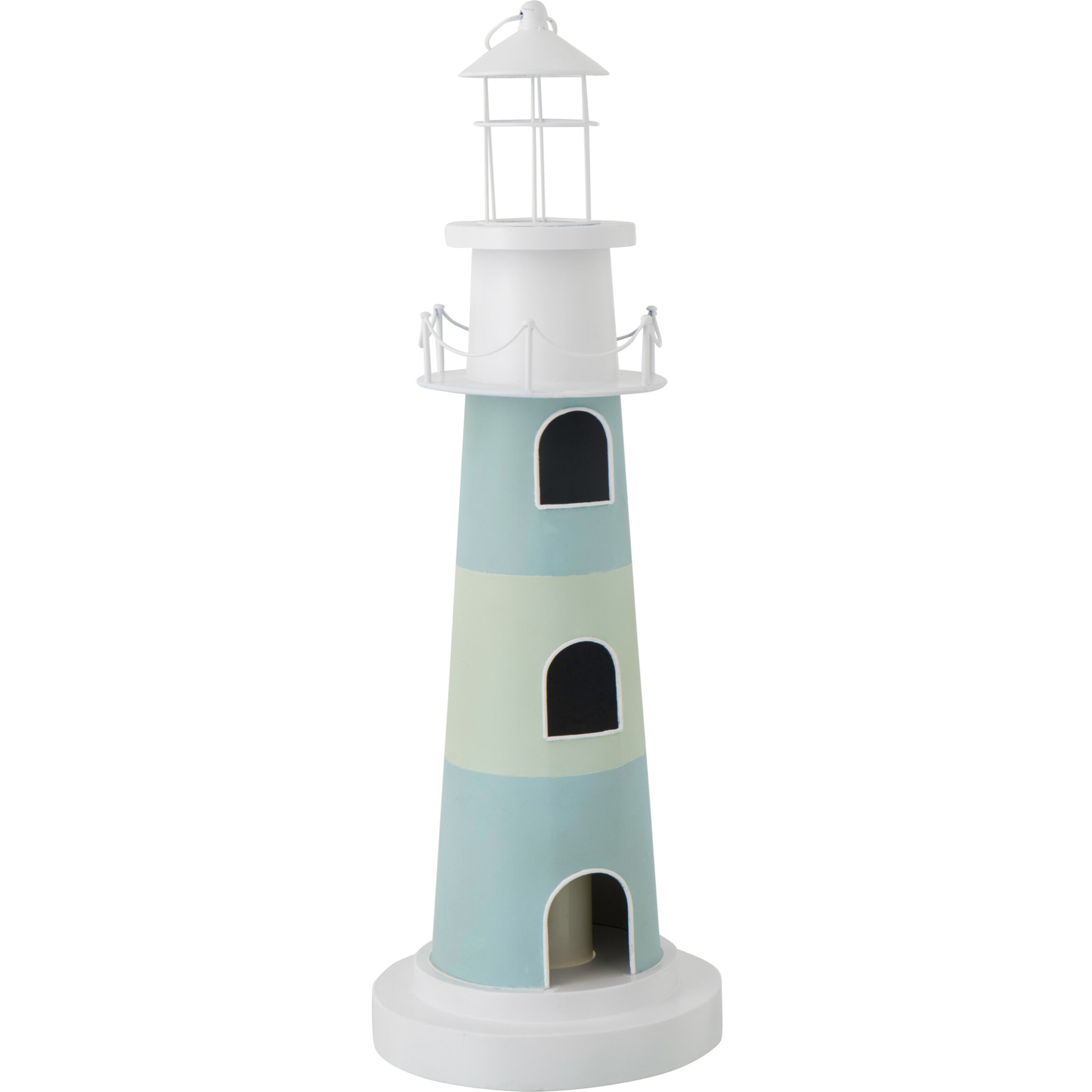 J-Line Phare avec Lumière - métal - bleu clair/blanc