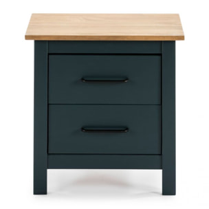 Mesita de noche Eira Blue Ocean - Oak