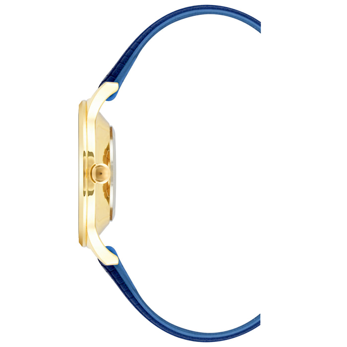 Reloj Nine West NW-2556SVNV Mujer Analogico Cuarzo con Correa de Cuero