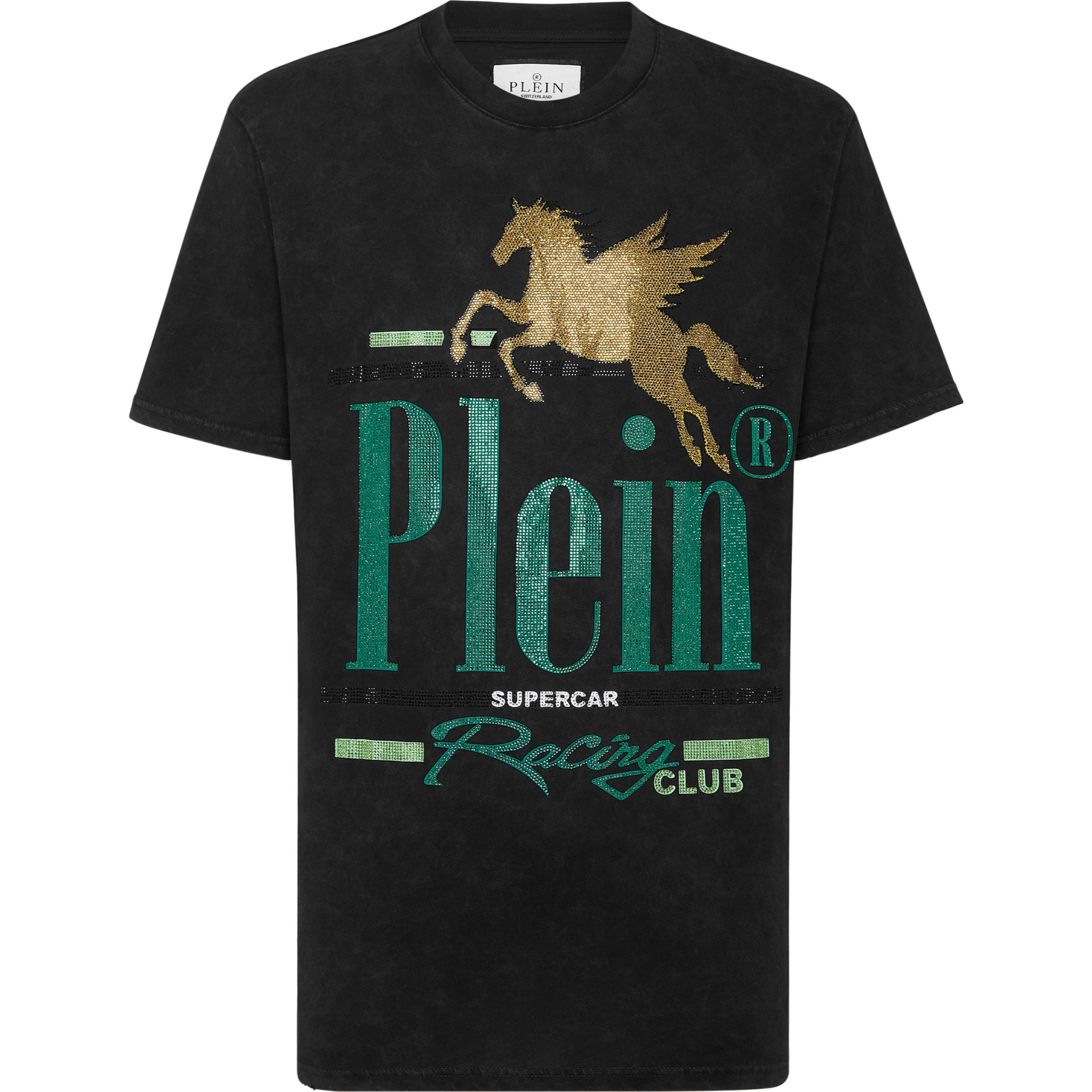 PHILIPP PLEIN T-Shirt Round Neck RACING
