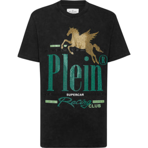 PHILIPP PLEIN T-Shirt Round Neck RACING
