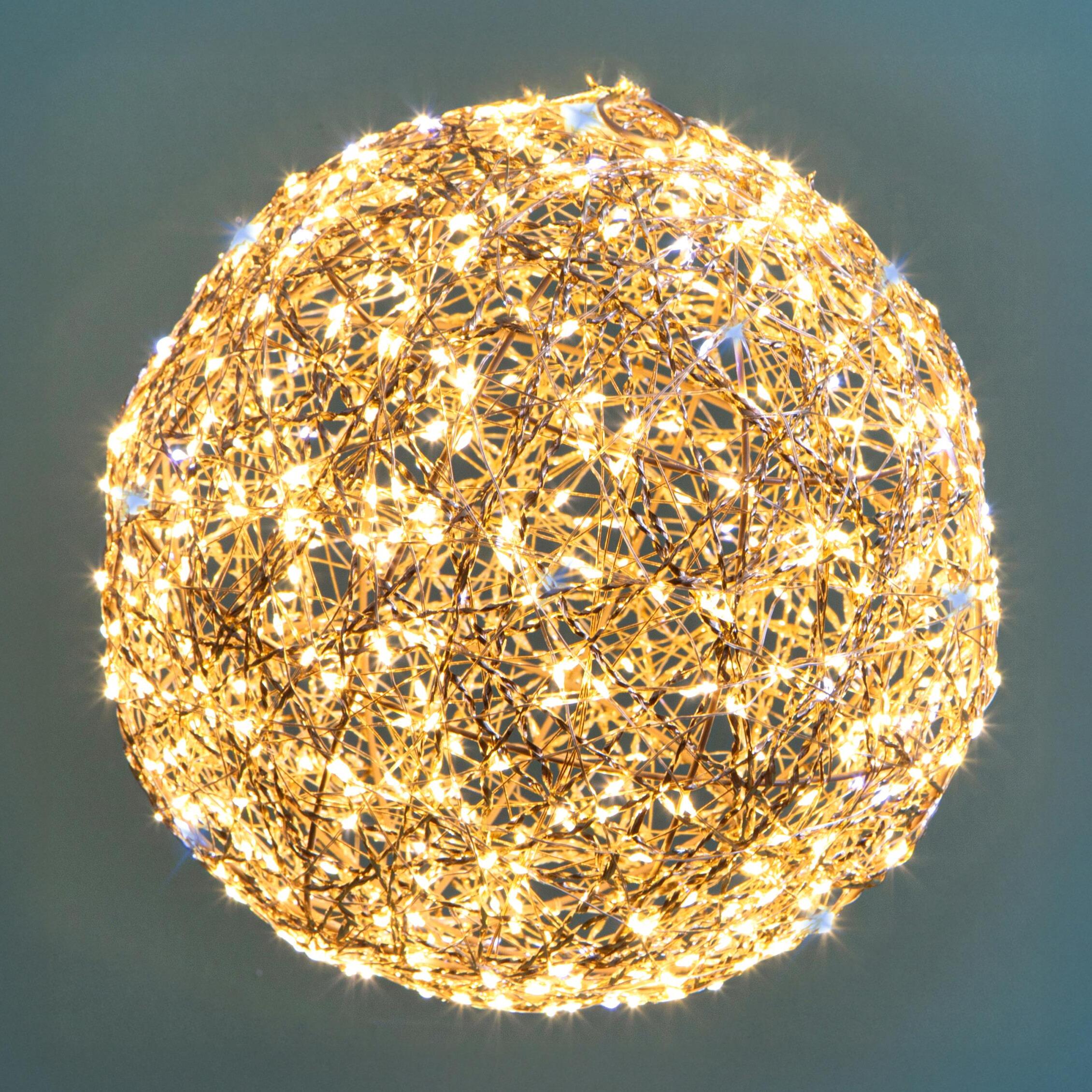 Sfera con 1000 led 10% flash pvc - Pezzi 1 - ORO - Bianchi Dino SpA